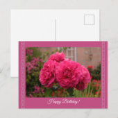 Elegant ontwerp Happy Birthday Kaart (Voorkant / Achterkant)