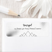 Elegant ontwerp Heldere tekst Etiket (Insitu)