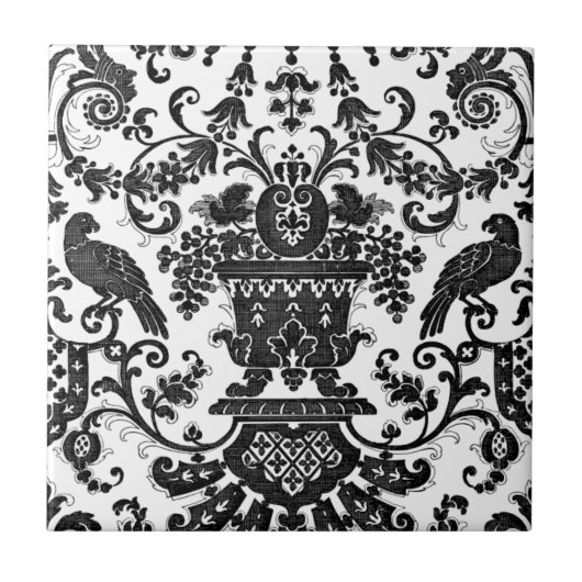 Elegant  ontwerp keramische tegel tegeltje (Voorkant)