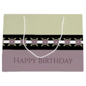 Elegant ontwerp met kruimelvormer groot cadeauzakje (Voorkant)