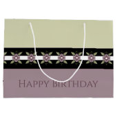 Elegant ontwerp met kruimelvormer groot cadeauzakje (Achterkant)