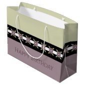 Elegant ontwerp met kruimelvormer groot cadeauzakje (Achterkant Gekanteld)