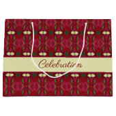 Elegant ontwerp met patronen groot cadeauzakje (Voorkant)