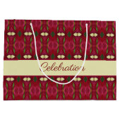 Elegant ontwerp met patronen groot cadeauzakje (Achterkant)