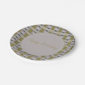 Elegant ontwerp met patronen papieren bordje (Gekanteld)