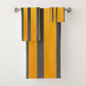 Elegant ontwerp, modern patroon, verticale strepen bad handdoek (Insitu)