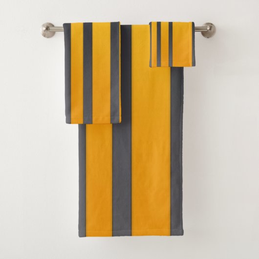 Elegant ontwerp, modern patroon, verticale strepen bad handdoek (Insitu)