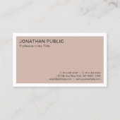 Elegant Ontwerp Professioneel Modern Minimalistisc Visitekaartje (Voorkant)