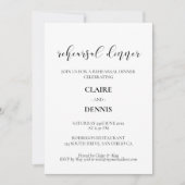 Elegant ontwerp repetitie diner kaart (Voorkant)