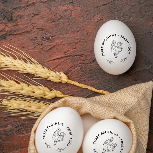 Elegant ontwerp | Rustige aangepaste boerderijnaam Rubberstempel