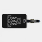 elegant  ontwerp van de Gothic Bagagelabel (Achterkant horizontaal)