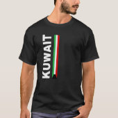 elegant ontwerp van de vlag van koeweit t-shirt (Voorkant)