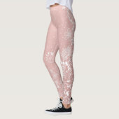 Elegant ontwerp van de witte kant florale en confe leggings (Links)