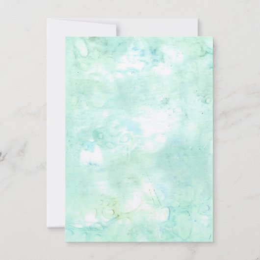 Elegant ontwerp van eucalyptus in zachte greens save the date (Achterkant)