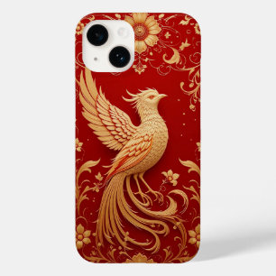 Elegant ontwerp van gouden vogel Case-Mate iPhone 14 hoesje