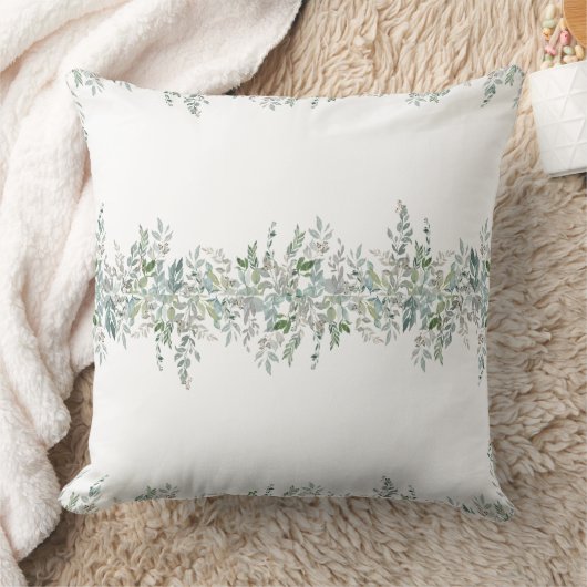 Elegant ontwerp van groene bladeren kussen (Deken)