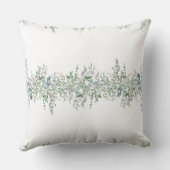 Elegant ontwerp van groene bladeren kussen (Achterkant)