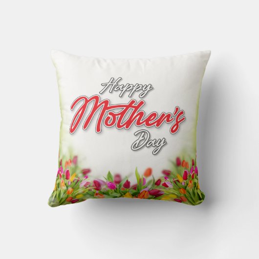 Elegant ontwerp van moederdag kussen (Achterkant)