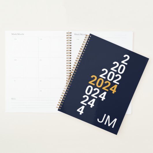 Elegant ontwerp voor 2024 planner (Display)