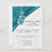 Elegant ontwerp voor 5-jarig huwelijksjubileum kaart (Voorkant)