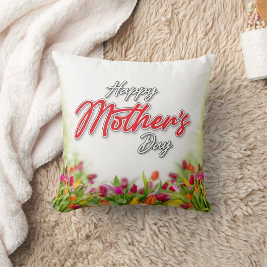 Elegant ontwerp voor Moederdag bewerkbaar Kussen (Deken)