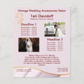 Elegant ontwerp Zachte kleuren Roze Goud Flyer (Voorkant)