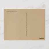 Elegant ontworpen kat. Alleen voor echte kattenlie Briefkaart (Achterkant)