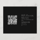 Elegant Onyx-fotokalligrafie, sparen datumbudget Flyer (Achterkant)