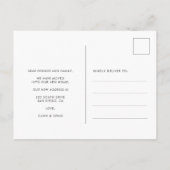 Elegant Onze Nieuwe Thuisfotoaankondiging Briefkaart (Achterkant)