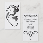 elegant oor visitekaartje (Voorkant / Achterkant)