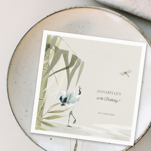 Elegant Oosters Bamboe Kraan Verjaardagsfeest Servet