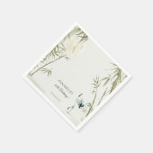 Elegant Oosters Bamboe Kraan Verjaardagsfeest Servet (Hoek)