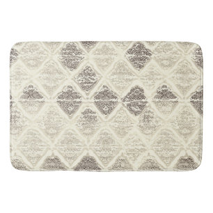 Elegant op kant geïnspireerd geometrisch patroon badmat