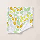 Elegant op Natuur geïnspireerd bladontwerp Bad Handdoek (Wasdoekje)