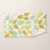 Elegant op Natuur geïnspireerd bladontwerp Bad Handdoek (Handdoek)