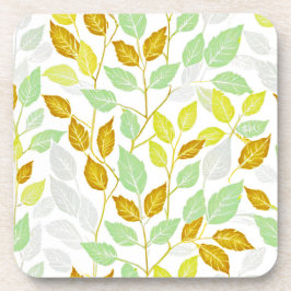 Elegant op Natuur geïnspireerd bladontwerp Bier Onderzetter
