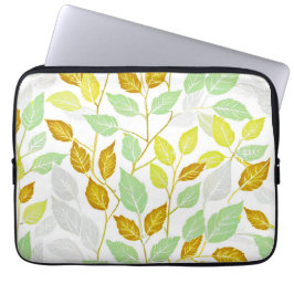 Elegant op Natuur geïnspireerd bladontwerp Laptop Sleeve