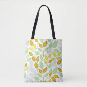 Elegant op Natuur geïnspireerd bladontwerp Tote Bag (Voorkant)