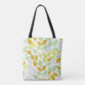 Elegant op Natuur geïnspireerd bladontwerp Tote Bag (Achterkant)