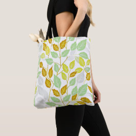 Elegant op Natuur geïnspireerd bladontwerp Tote Bag