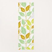 Elegant op Natuur geïnspireerd bladontwerp Yogamat (Voorkant)