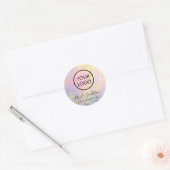 elegant opal Sticker (Envelop)