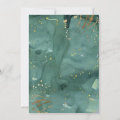 Elegant open huis baby shower kaart (Achterkant)