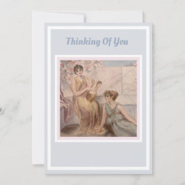 Elegant Oprecht Denkend Aan Jou Kaart