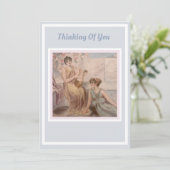 Elegant Oprecht Denkend Aan Jou Kaart (Staand voorkant)