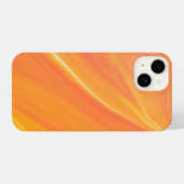  Elegant Orange Marble  iPhone Hoesje (Achterkant horizontaal)