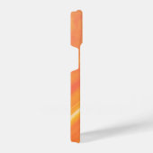  Elegant Orange Marble  iPhone Hoesje (Rechterkant)