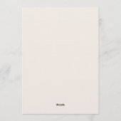 Elegant Orange Wedding Invitation – Soft Modern De Kaart (Achterkant)