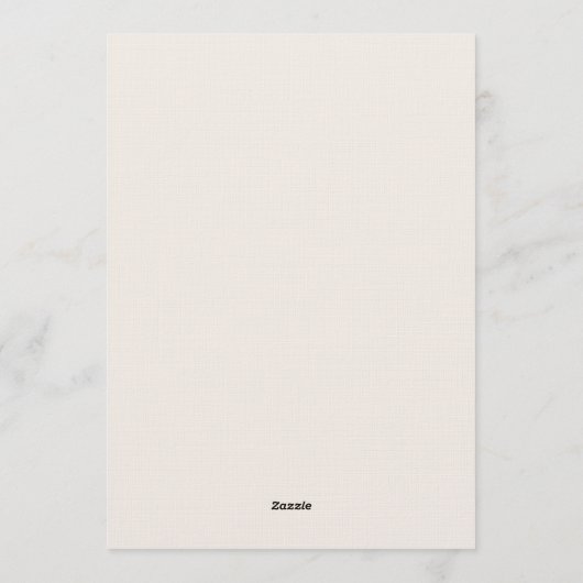 Elegant Orange Wedding Invitation – Soft Modern De Kaart (Achterkant)