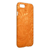 Elegant oranje abstract Hoesje (Achterkant rechts)